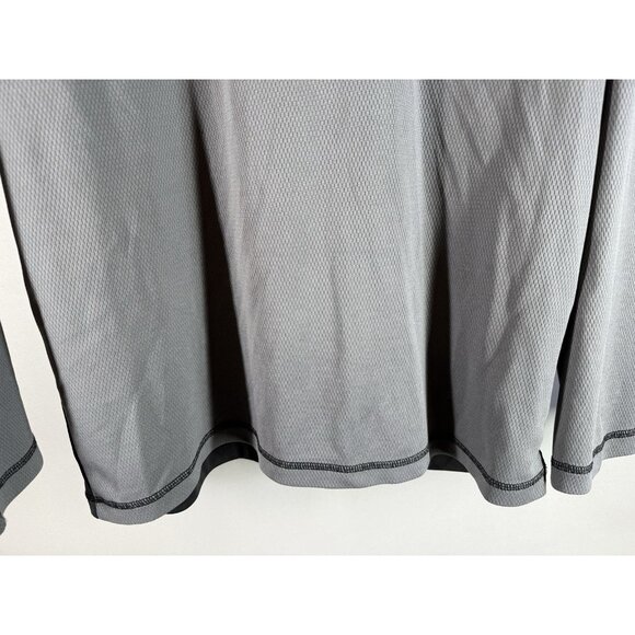 Washington Nationals MLB Majestic Mens Medium 1/4 Zip Gray Pullover - Picture 4 of 11